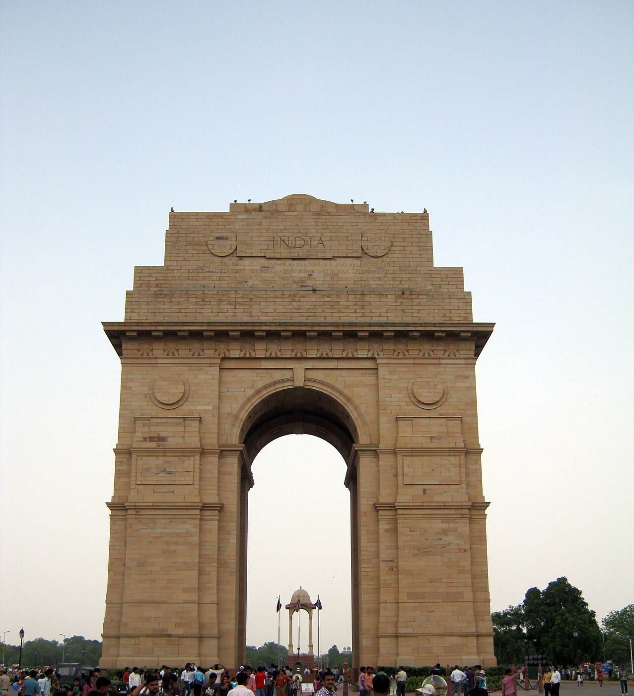 Foto real de referência turística de Delhi, Índia