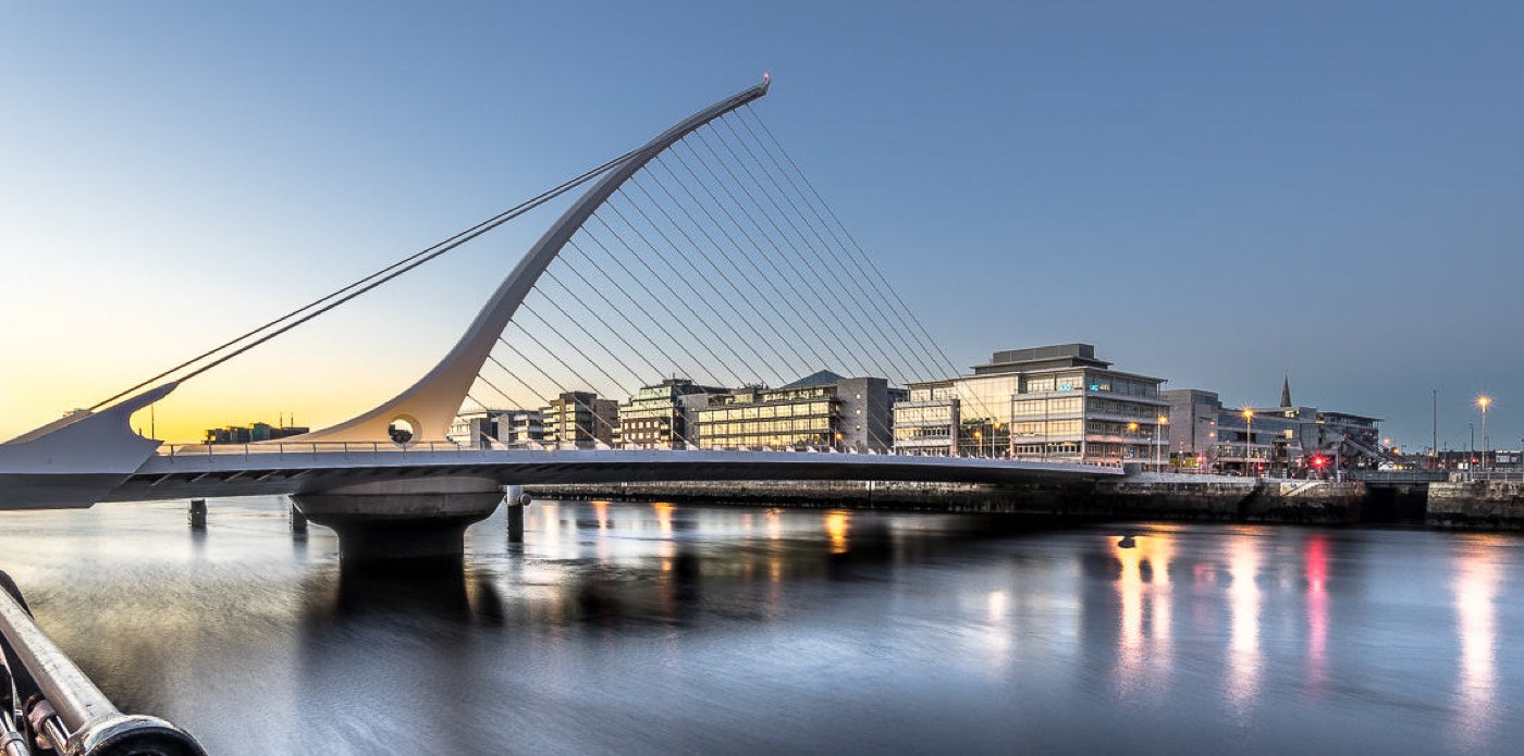 Foto real de referência turística de Dublin, Irlanda