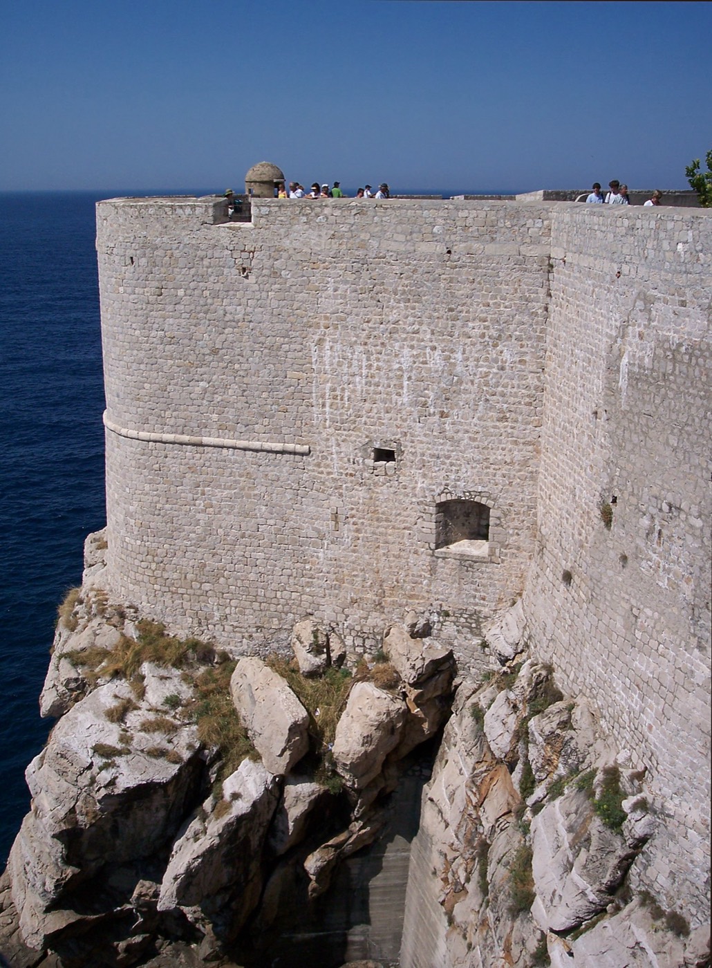 Foto real de referência turística de Dubrovnik, Croácia