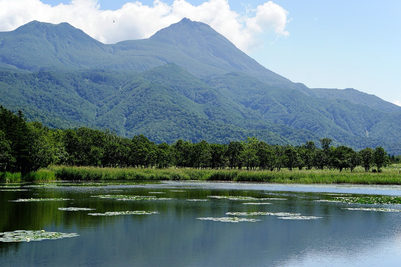 Foto real de referência turística de Hokkaido, Japão