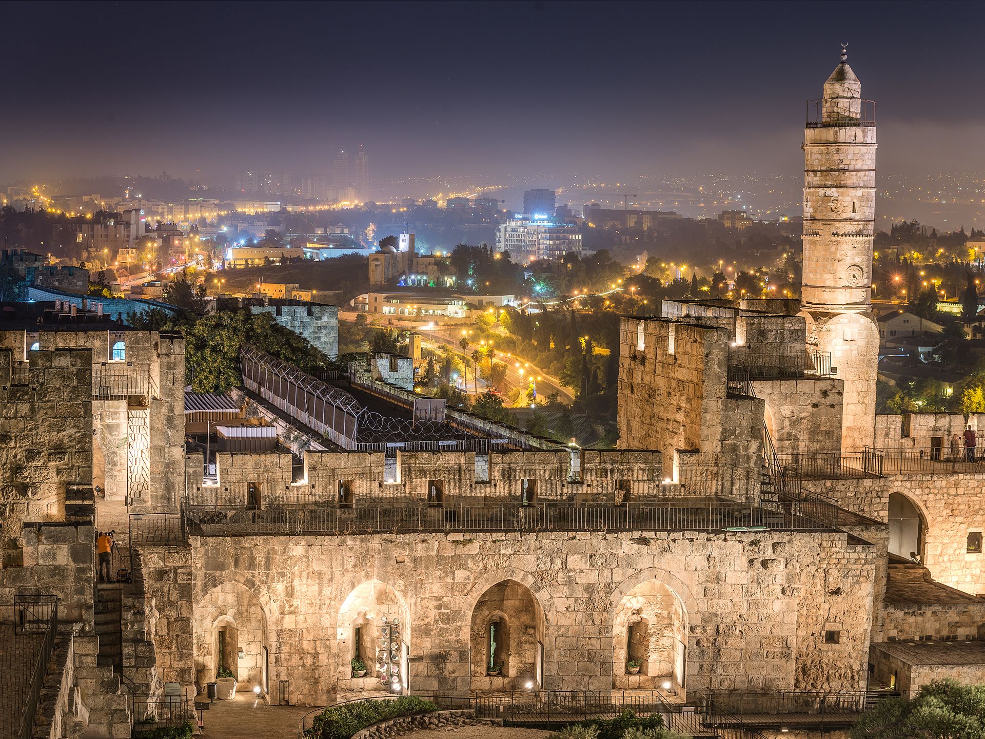 Foto real de referência turística de Jerusalém, Israel