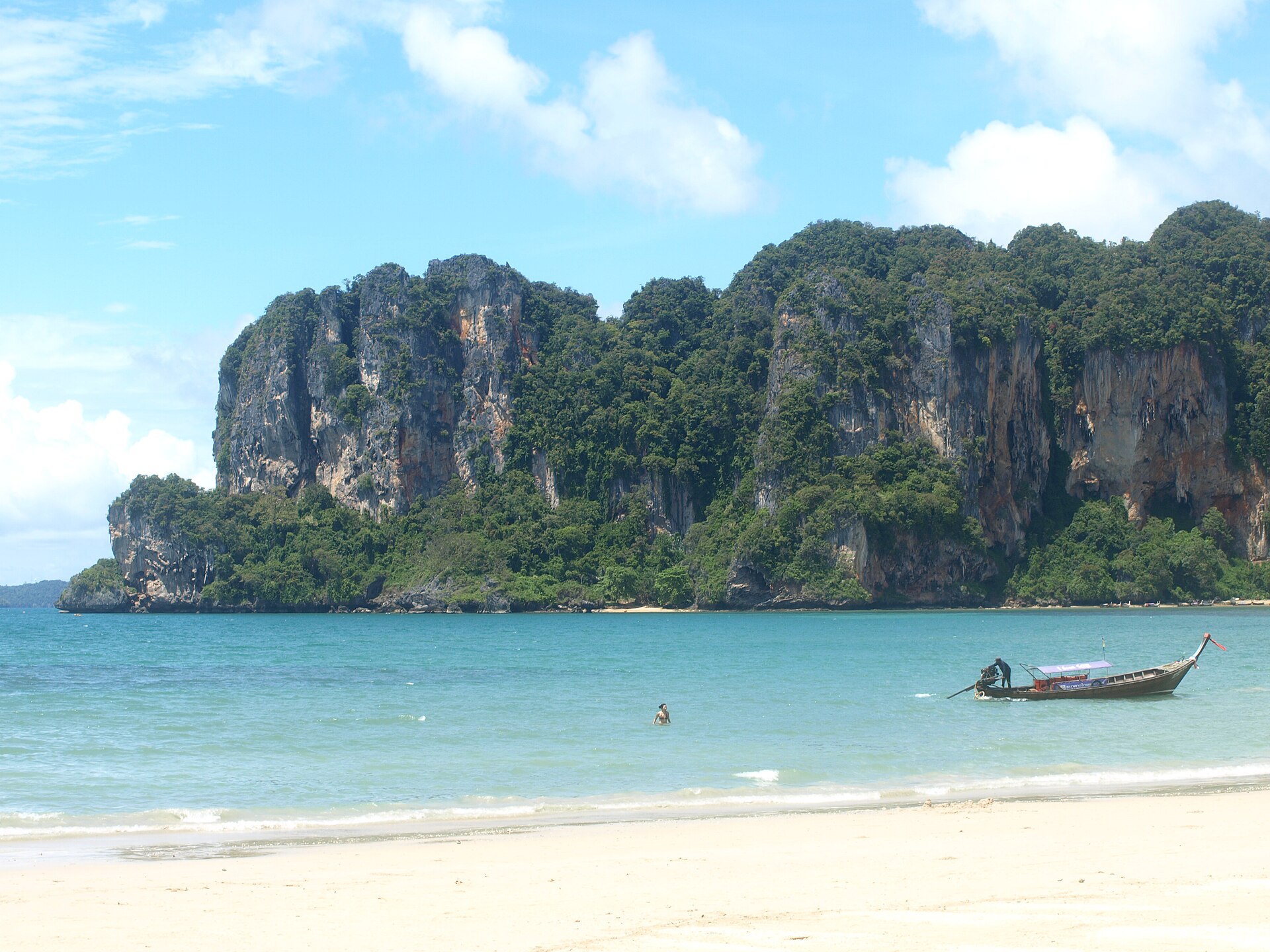 Foto real de referência turística de Krabi, Tailândia