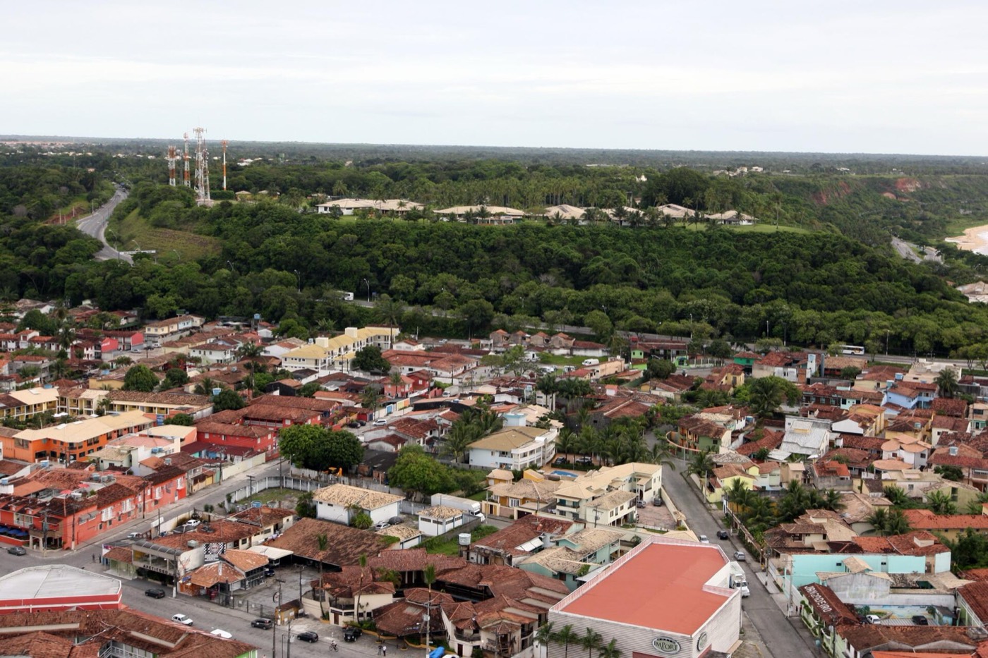 Foto real de referência turística de Porto Seguro, Brasil