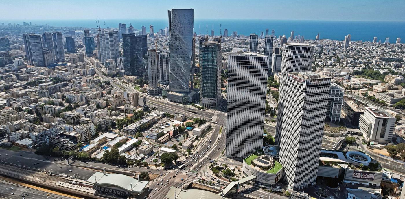 Foto real de referência turística de Tel Aviv, Israel