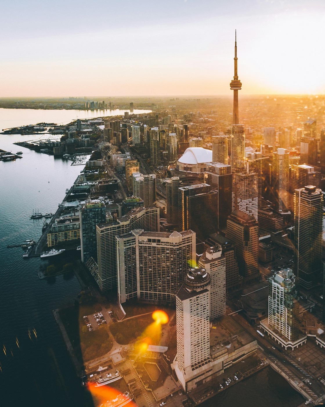 Skyline de Toronto com torre CN